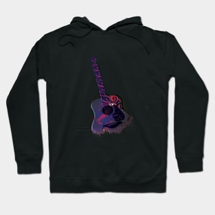 Ombre Faded Guitar Hoodie